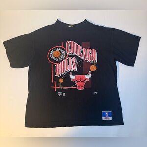 Vintage Chicago Bulls Eastern Conference Vintage Nutmeg T Shirt Single Stitch A7